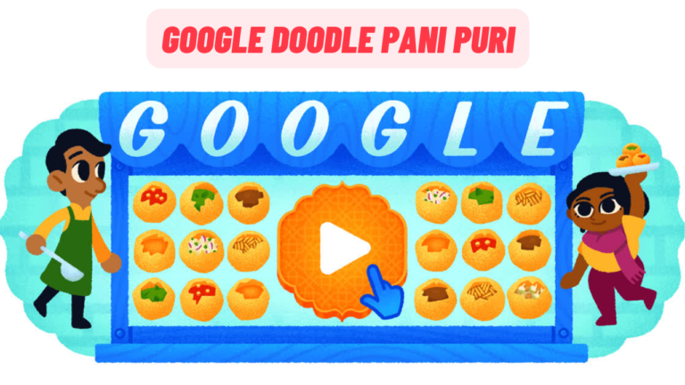 Google Doodle Pani Puri