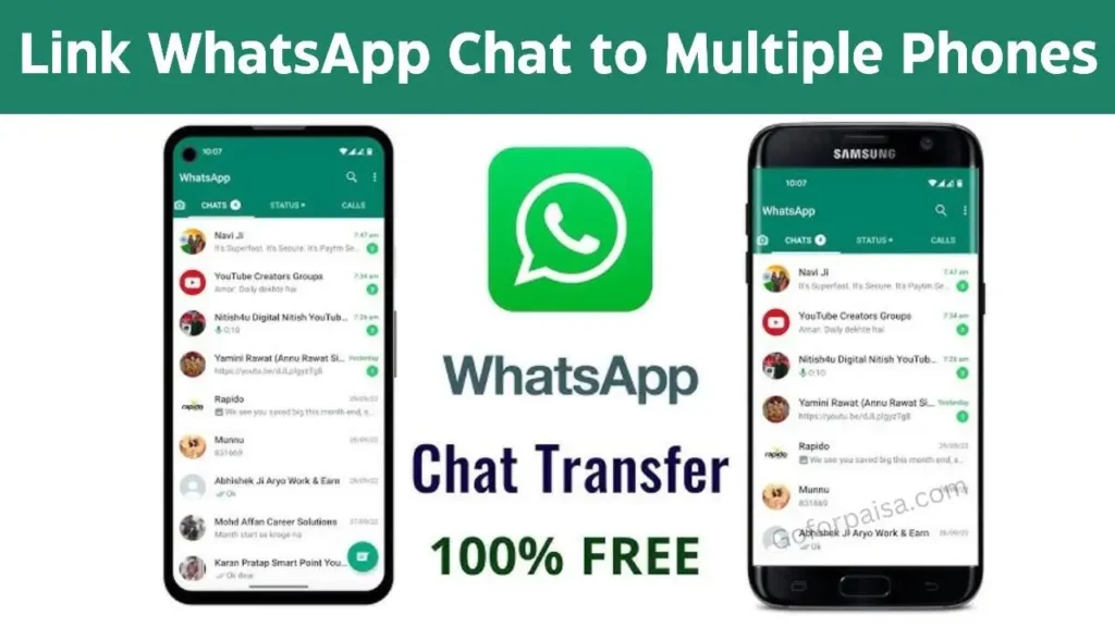 Sync Your WhatsApp Chats on Multiple Phones